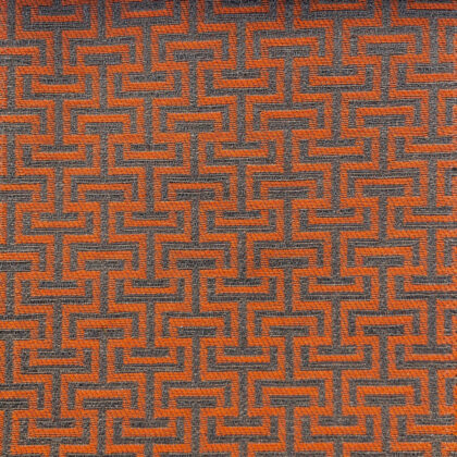 Labirinto - tessuto al metro jacquard naturale fantasie sostenibile